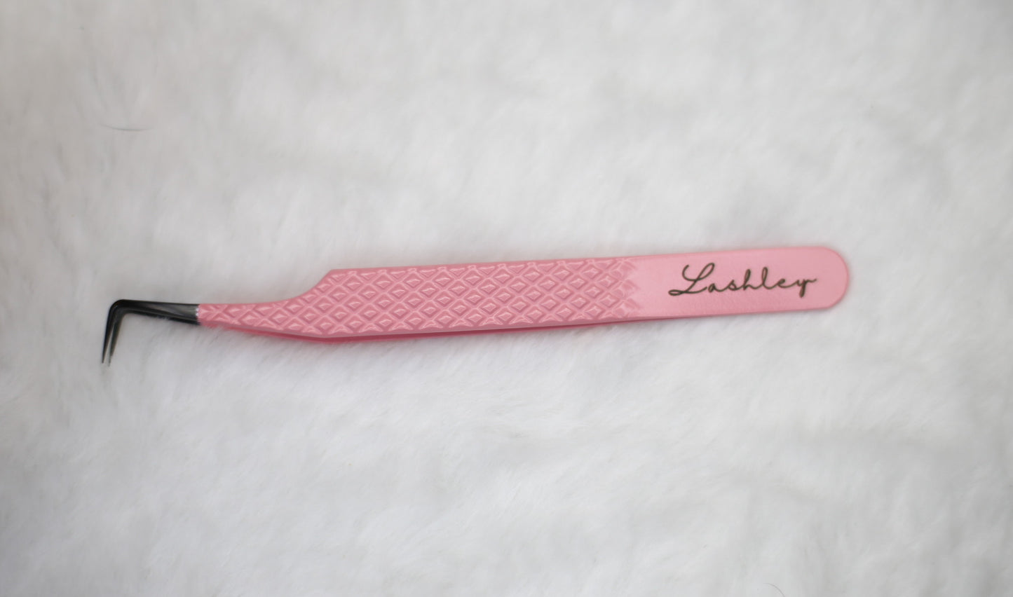 New Pink 90 Degree Slim Tweezer