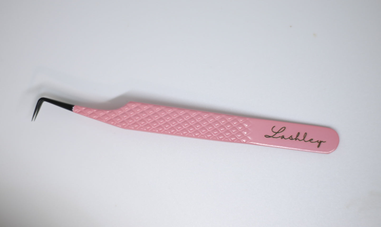 New Pink 90 Degree Slim Tweezer