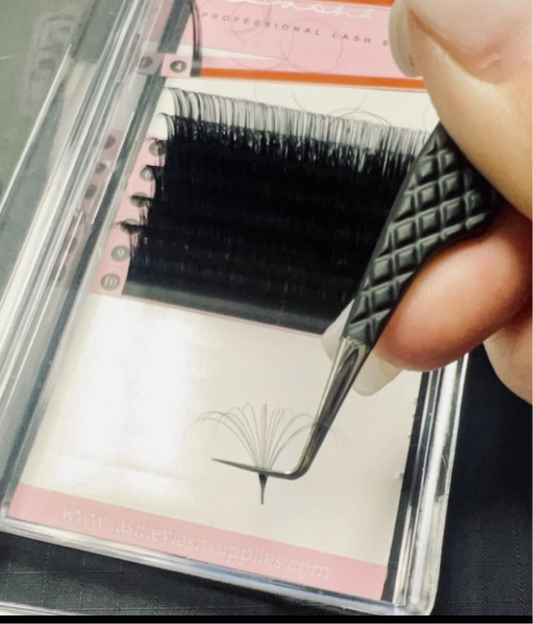 Black 90 Degree Slim Tweezer